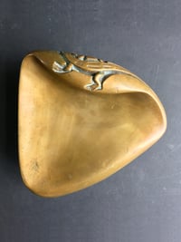 Image 1 of Large Door Handle with Salamander Relief