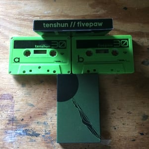 Image of Tenshun / Fivepaw split cassette tape