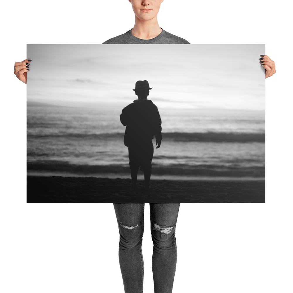 Image of Cool Kid Black and White Poster