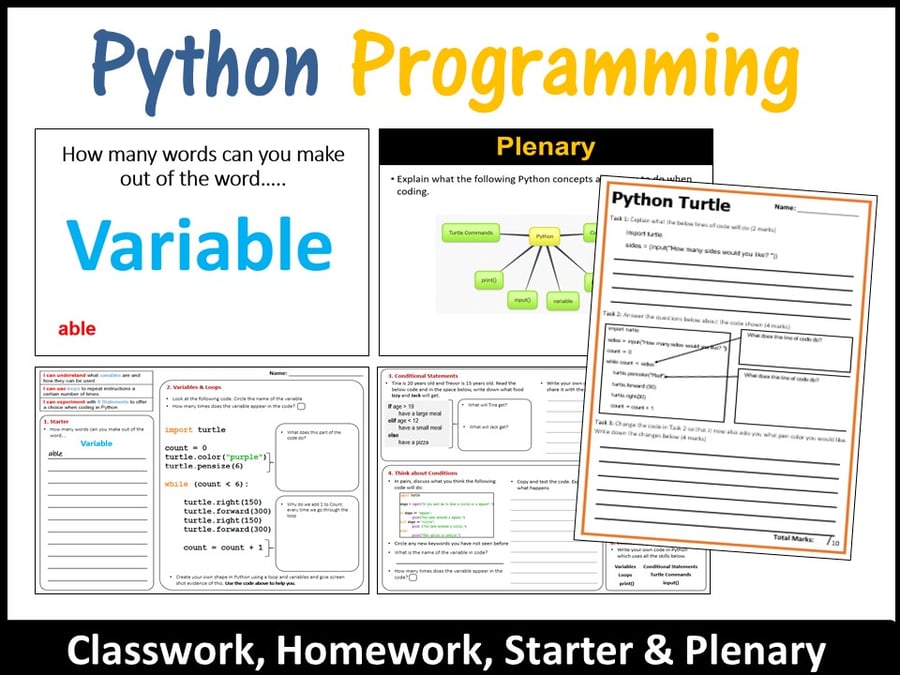 Image of Python Programming – Coding & Drawing with Python Turtle