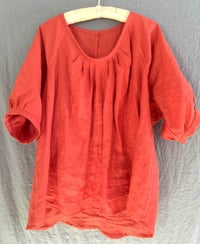 Image 1 of poppy linen blouse