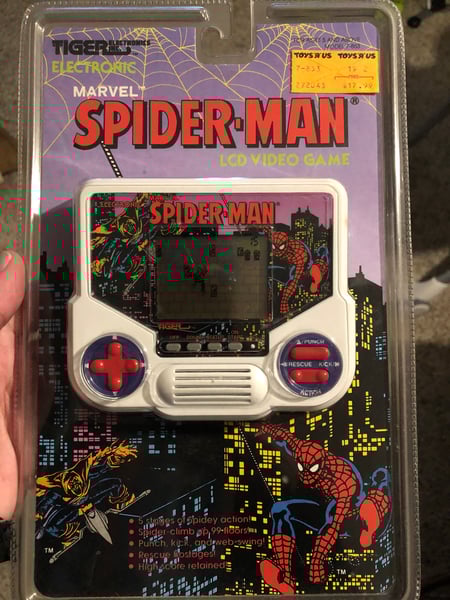 Image of Spider-Man LCD Game (1991) Unopened NIB