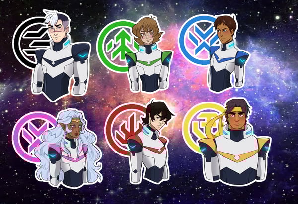 Image of Voltron Stickers (Voltron: Legendary Defender)