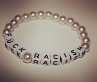 FUCK RACISM bracelet 