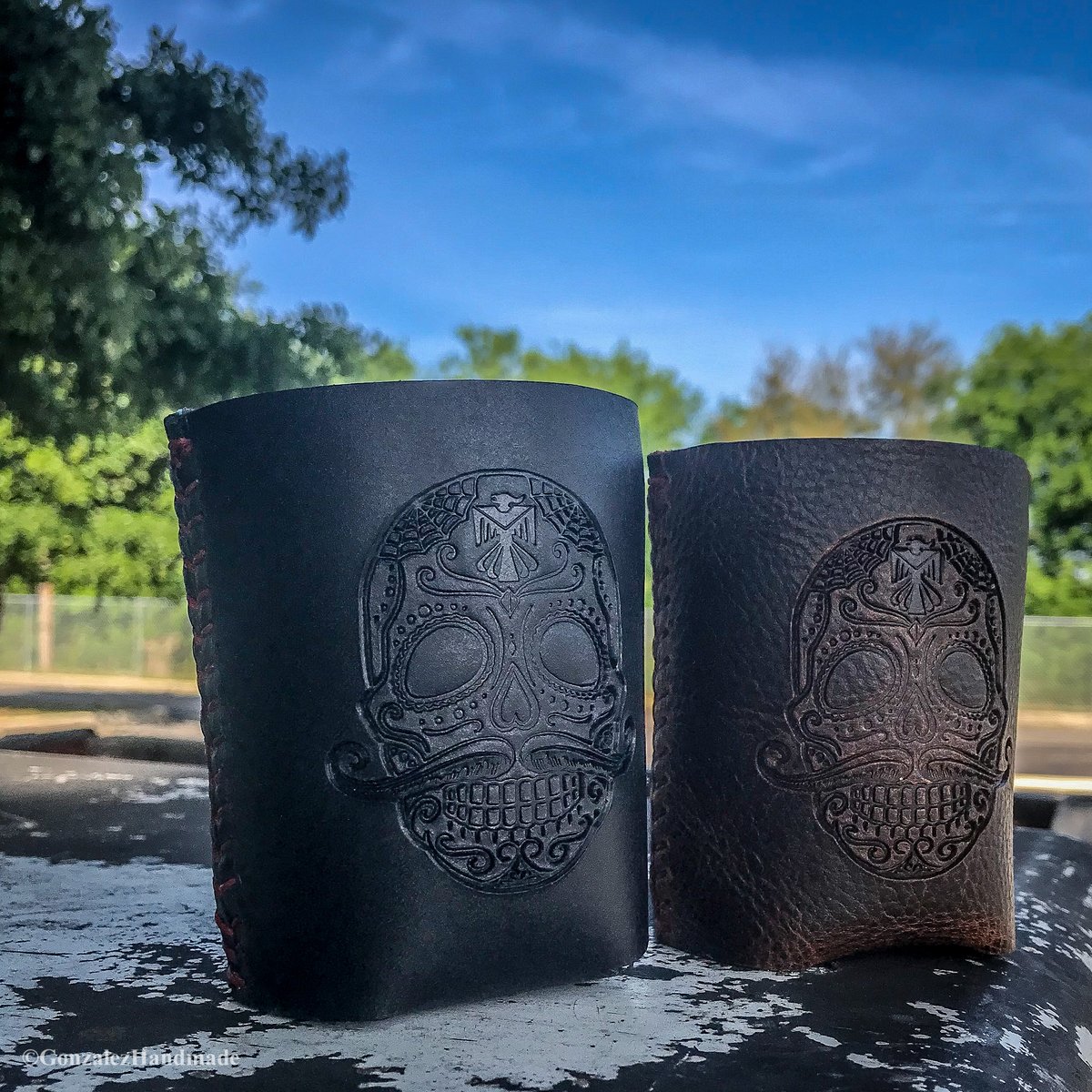 Image of Leather Koozie