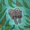 Otters Organic Baby Swaddle Blanket
