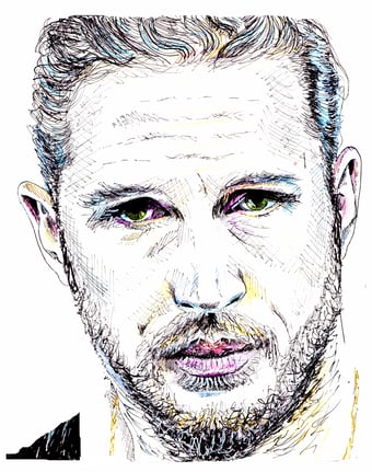 Image of Tom Hardy Art Print