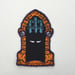 Image of DUNGEON PORTCULLIS EMBROIDERED PATCH