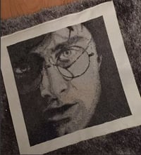 Harry Potter completed cross stitch