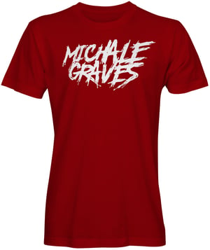 Image of PRE -SALEMichale Graves Tarot Card t-shirt red 