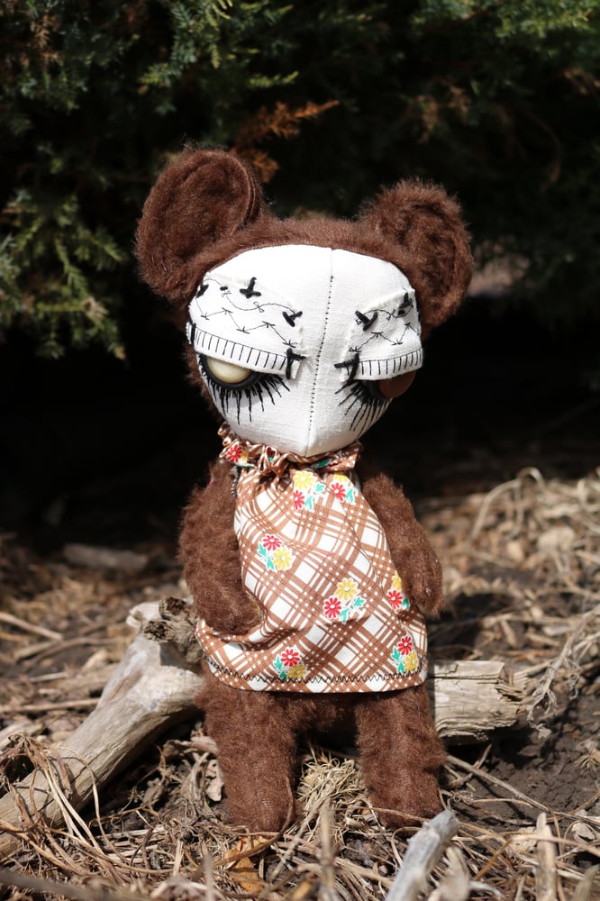 Image of Teddy Bear Sophie by doll artist Jen Musatto