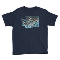 Image 3 of Youth WA Tidal Wave T-Shirt