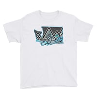 Image 4 of Youth WA Tidal Wave T-Shirt