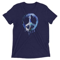 Image 4 of Womens Unisex Drippy Peace T-Shirt (Front Graphic)