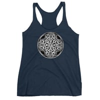 Image 4 of Womens Tank Top Dragonfly Mandala