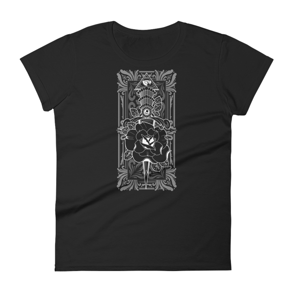 Image of Authentic Arts Dagger ladies T-Shirt black