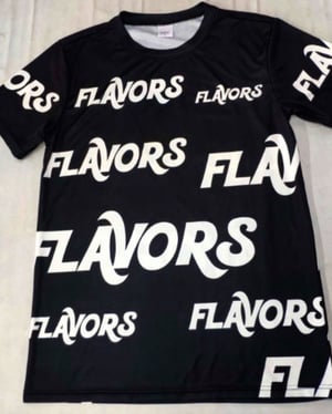 Image of Black FLAVS All Over Tee