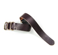 Image 1 of N°8 Horween Shell Cordovan NATO Strap - Russian Grain #8