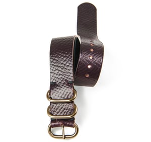 Image of N°8 Horween Shell Cordovan NATO Strap - Russian Grain #8