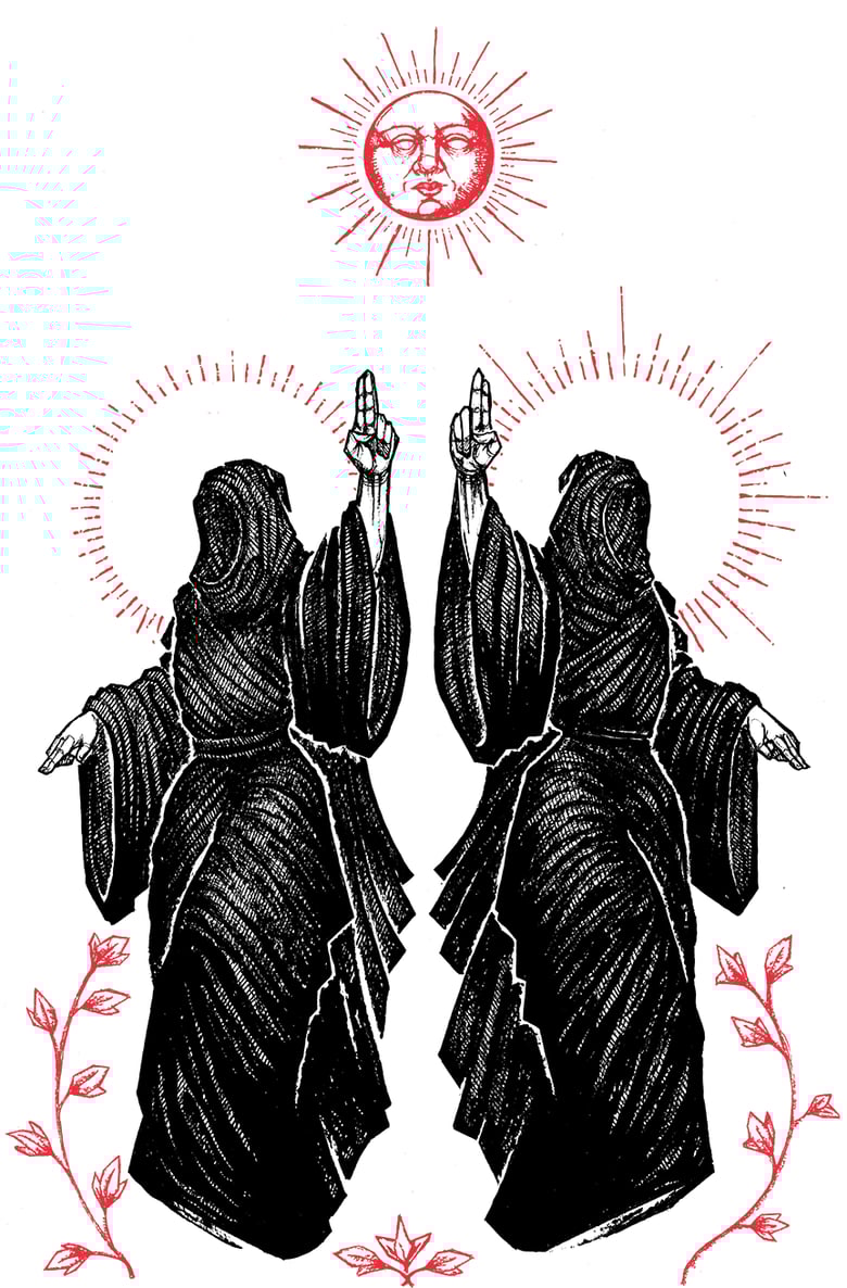 Image of "Gemini" 8.5"x11" Watercolor Print
