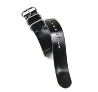 Image 1 of Black Horween Shell Cordovan NATO strap