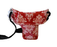 Image 1 of Camera Bag Mother's Day 2019 | Cute Red Damask Cotton Laminate Camera Coat | Water Resistant 