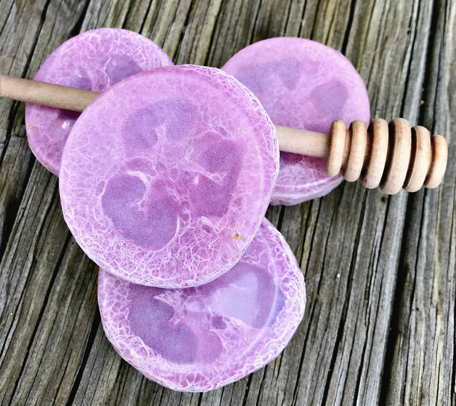 Image of Honey Geranium Loofah Soap