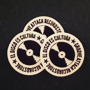Image of El Disco Es Cultura - Patch (Groove Attack Recordstore) 