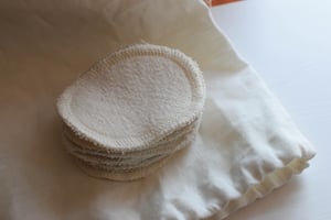 Image of Reusable Linen-Cotton Cosmetic Pads