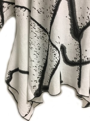 Image of Joy Tunic - Hand Painted "Serendipity"  Design - 90% Cotton/10% Linen