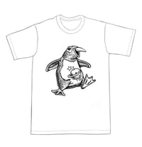 Image 1 of Saturn Penguin T-shirt (A1) **FREE SHIPPING**