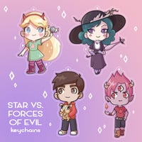 Star vs. Forces of Evil charms and stickers