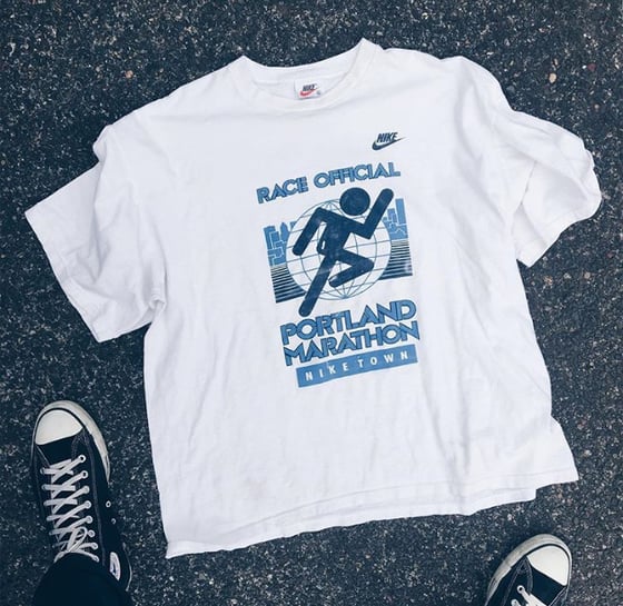 Image of Original 90’s Portland Marathon Race Official Tee.