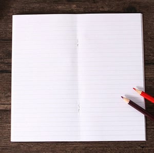 Image of Carnet de notes "Écrivons le BONHEUR jour après jour" personnalisable