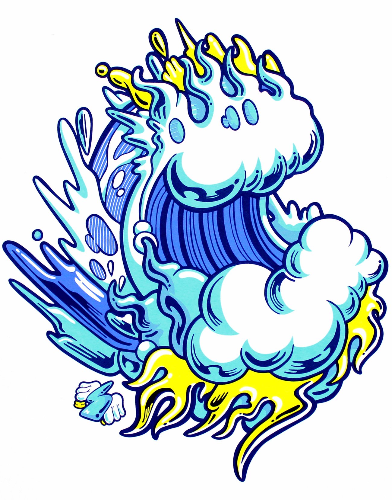 Image of SMOKE IN THE WATER // White Edition