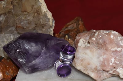 Image of Amethyst color front plug