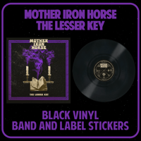 Image 2 of MOTHER IRON HORSE - THE LESSER KEY Black Vinyl