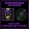 MOTHER IRON HORSE - THE LESSER KEY Black Vinyl