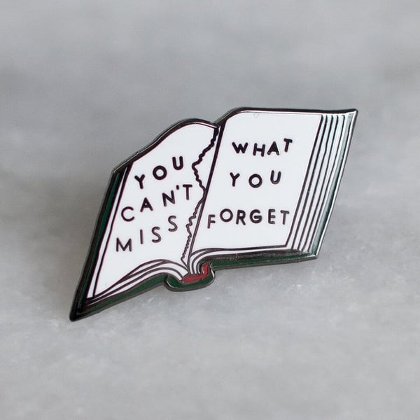 Image of Stay Home Club x AF - You Can't Miss What You Forget Enamel Pin