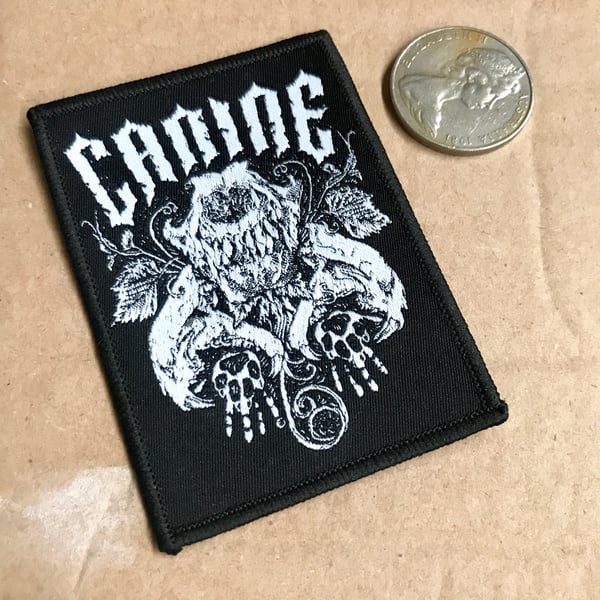 Image of Canine Woven Iron On Patch