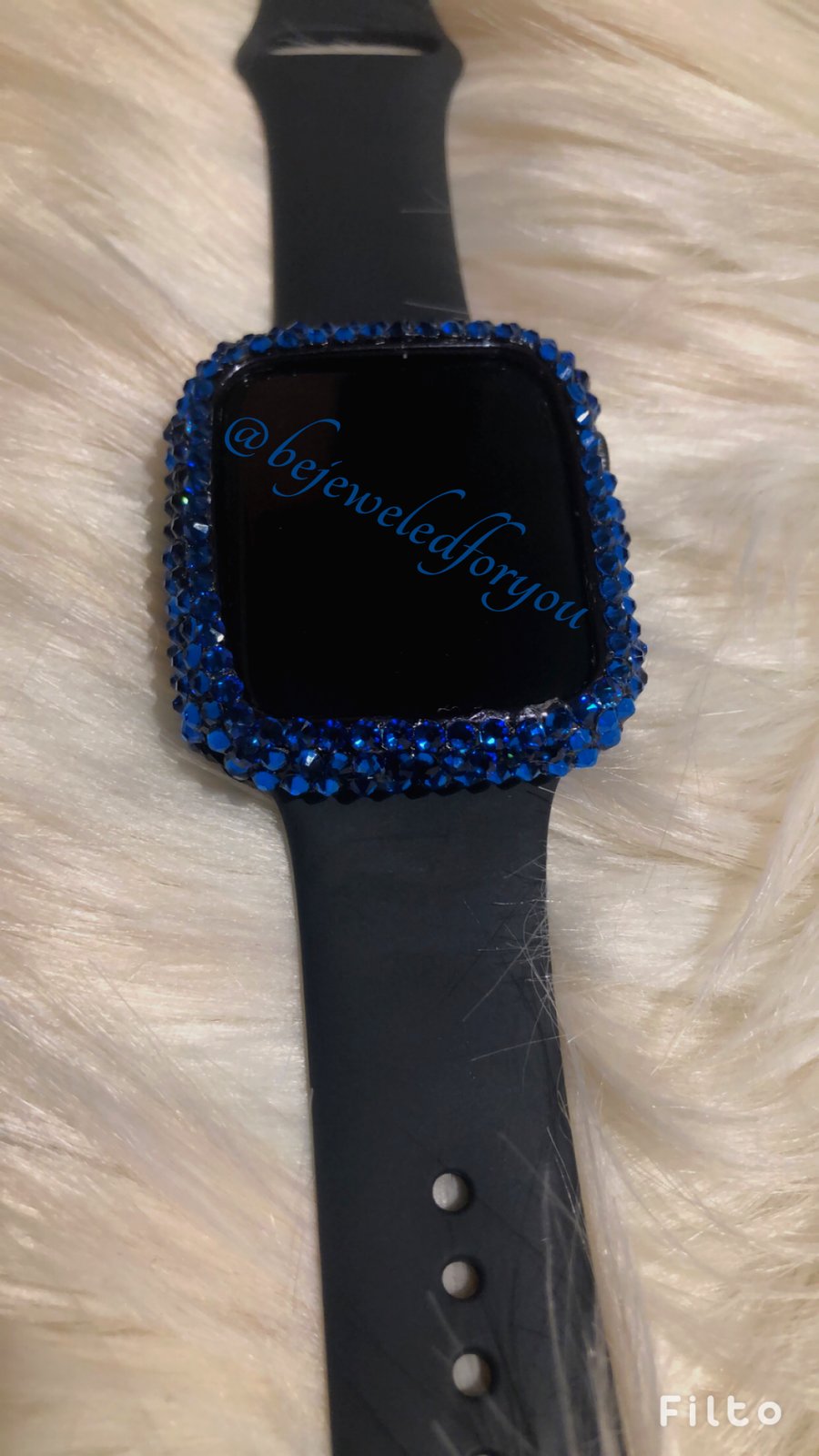 swarovski crystal apple watch case