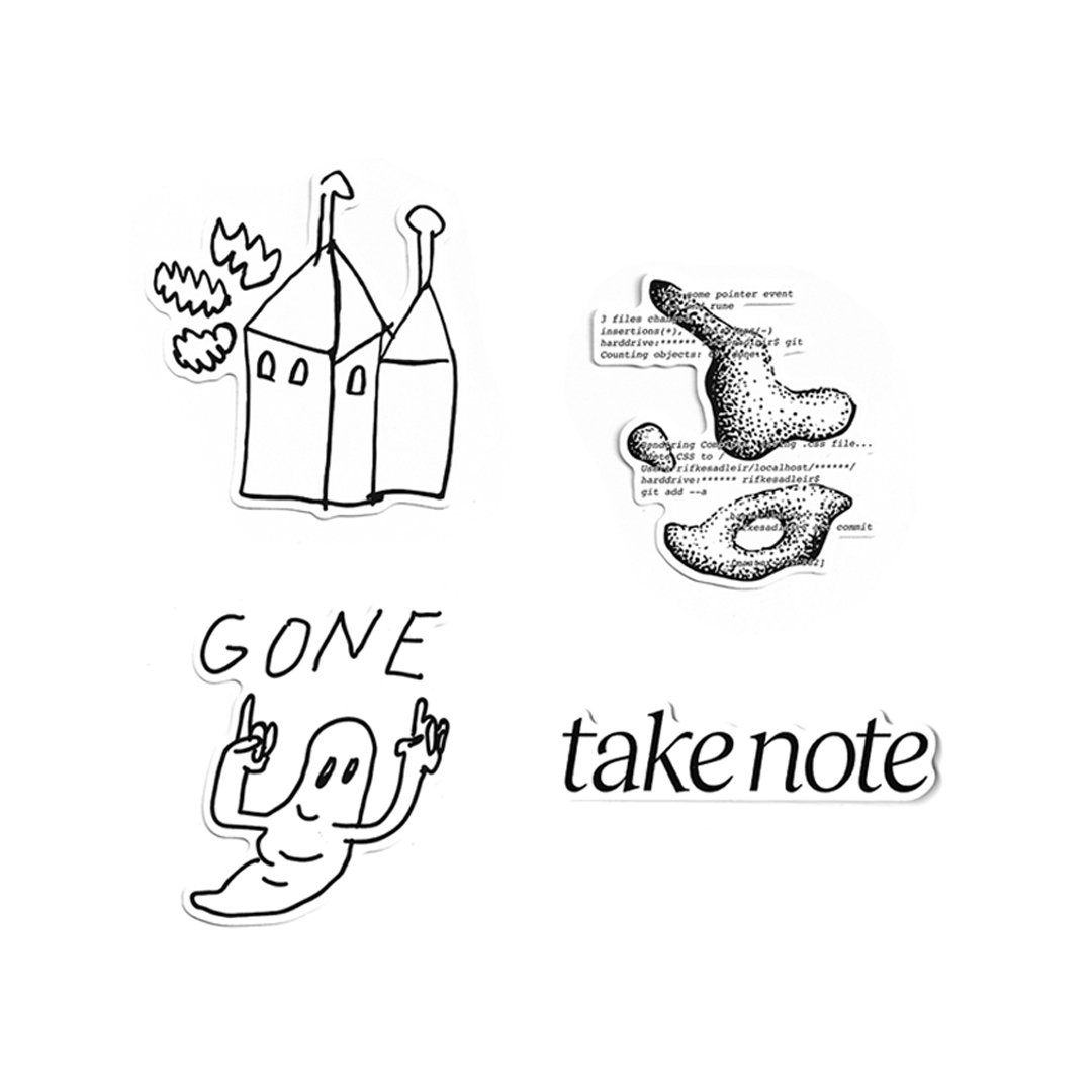 Image of Take Note sticker pack