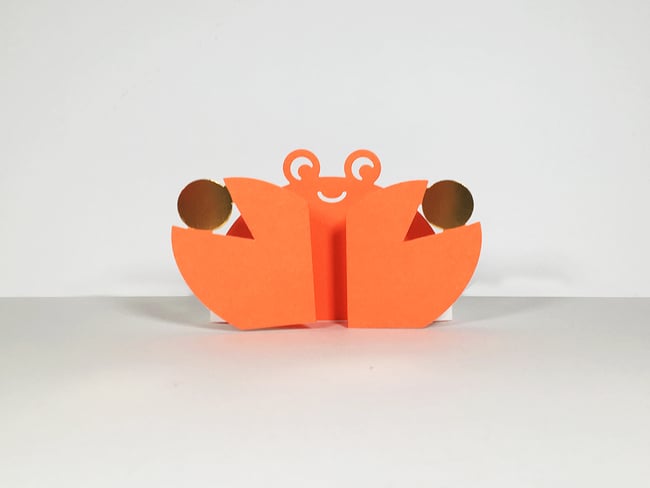 2 x Crab Cards - Snip Snap | cut&make