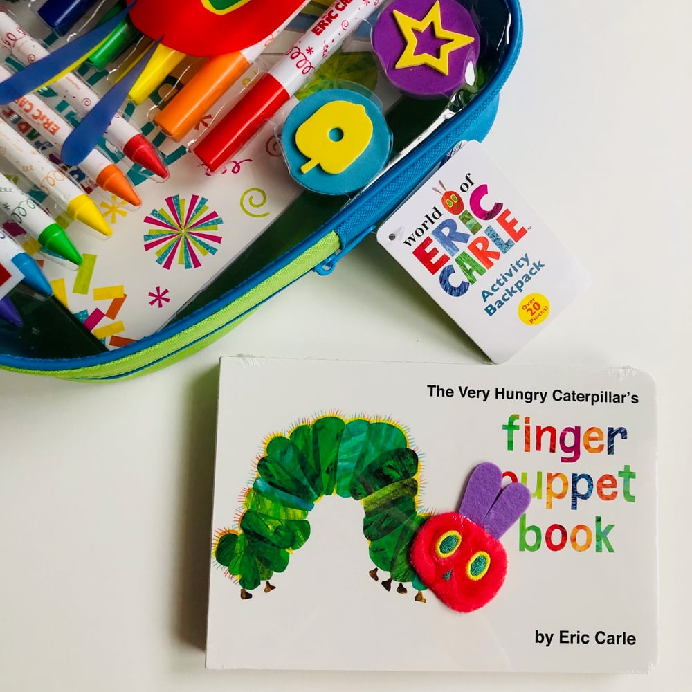 Image of The Very Hungry Caterpillar Book and Backpack Art Set