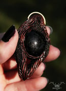 Image 3 of Black Orb Obsidian Necklace