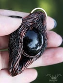 Image 2 of Black Orb Obsidian Necklace