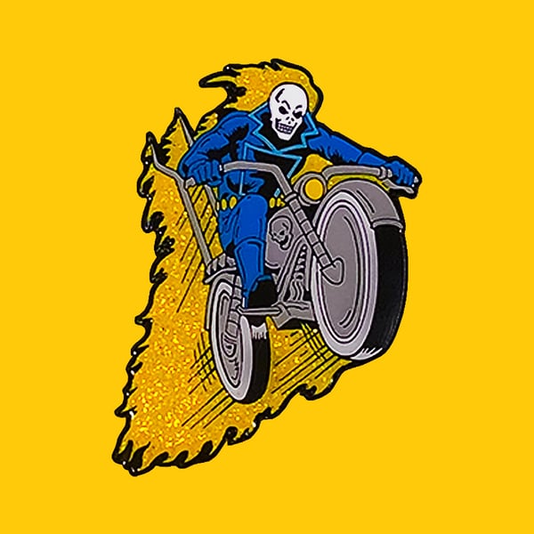 Image of Ghost Biker pin