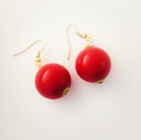 Cherry Gumball Earrings