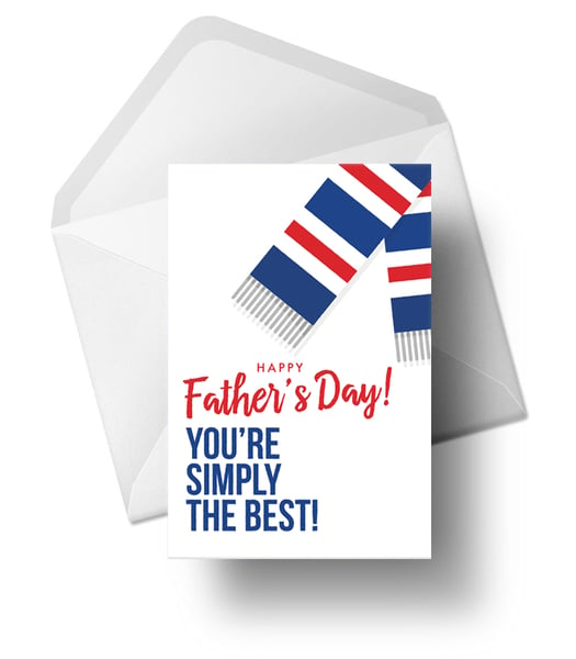 Image of  Father's Day Cards for Rangers Fans