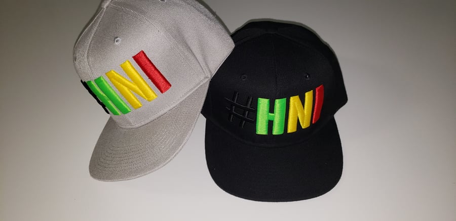 Image of Green, Yellow, & Red #HardNOTImpossible hats